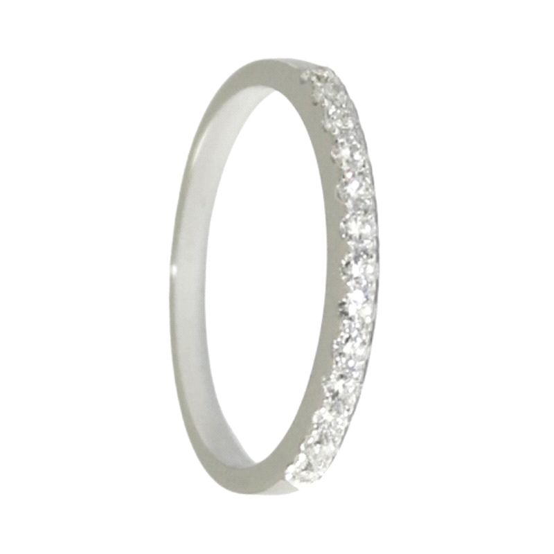 <STRONG>Sortija con diamante 0.286 cts oro blanco 18k</STRONG>. <STRONG>Anillo</STRONG> de <STRONG>mujer</STRONG> con diamantes 