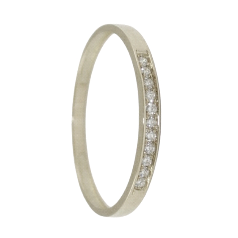 <STRONG>Anillo mujer diamante oro blanco 0.188 cts</STRONG>. <STRONG>Sortija</STRONG> con diamantes en talla<STRONG> brillante</