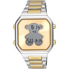 <STRONG>Reloj Tous mujer digital 30000134600</STRONG>. Reloj tous de mujer con correa y caja de acero inxidable bicolor con IP d