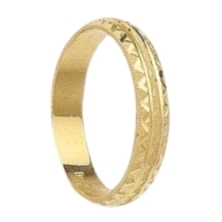 <STRONG>Alianza</STRONG> tallada 4mm <STRONG>oro</STRONG>. <STRONG>Alianza</STRONG> para boda fabricada en <STRONG>oro</STRONG> 