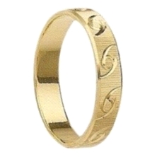 <STRONG>Alianza oro 18klts</STRONG> 4mm espiral. <STRONG>Alianza</STRONG> fabricada en <STRONG>oro</STRONG> de <STRONG>18 kilate