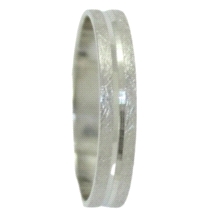 <STRONG>Alianza</STRONG> 3.5mm <STRONG>oro blanco</STRONG> arenada. <STRONG>Alianza </STRONG>de 3.5mm con terminacion arenada y 