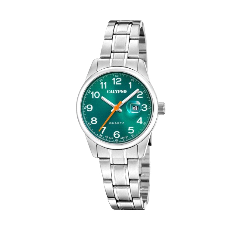 <STRONG>Reloj Calypso mujer verde K5773/5</STRONG>. <STRONG>Reloj </STRONG><STRONG>Calypso K5873/5</STRONG> de acero para mujer&