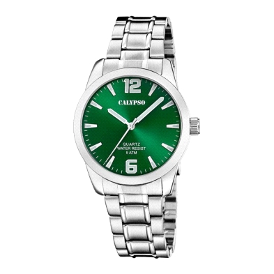 <STRONG>Reloj Calypso hombre</STRONG> esfera <STRONG>verde K6866/5</STRONG>. <STRONG>Reloj Calypso K5866/5</STRONG> para hombre 