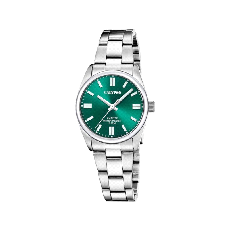 <STRONG>Reloj Calypso mujer</STRONG> acero verde <STRONG>K5863/7</STRONG>. <STRONG>Reloj </STRONG>para <STRONG>mujer Calypso K58