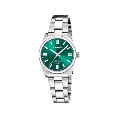 <STRONG>Reloj Calypso mujer</STRONG> acero verde <STRONG>K5863/7</STRONG>. <STRONG>Reloj </STRONG>para <STRONG>mujer Calypso K58