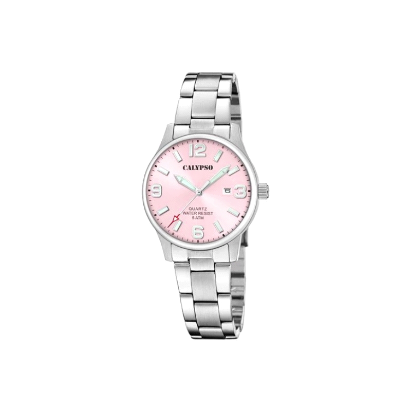 <STRONG>Reloj Calypso mujer K5861/5</STRONG> esfera rosa. Elegante<STRONG> reloj Calypso</STRONG> para <STRONG>mujer K5861/5</ST