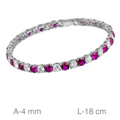 <STRONG>Pulsera plata</STRONG> para<STRONG> mujer riviere</STRONG>. <STRONG>Pulsera</STRONG> de <STRONG>mujer</STRONG> modelo <S