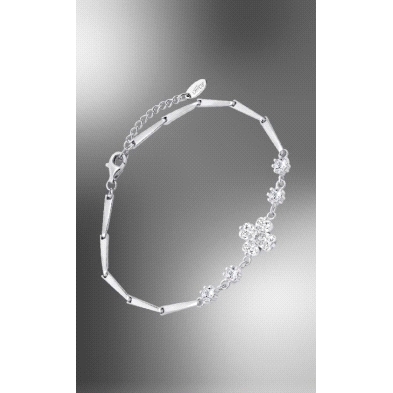 <STRONG>Pulsera Lotus plata</STRONG> flor circonitas <STRONG>mujer LP3812-2/1</STRONG>. <STRONG>Pulsera Lotus LP3812-2/1</STRONG