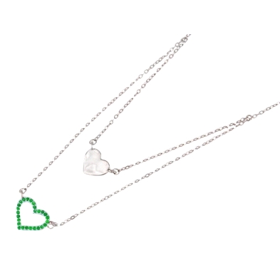 <STRONG>Collar mujer plata doble corazón</STRONG> <BR>Esta bonita <STRONG>gargantilla para mujer</STRONG> es de <STRONG>plata de <STRONG>Collar mujer plata doble corazón</STRONG> <BR>Esta bonita <STRONG>gargantilla para mujer</STRONG> es de <STRONG>plata de