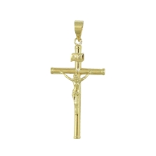 <STRONG>Cruz con cristo oro 9 kilates 25mm</STRONG>. <STRONG>Cruz&nbsp;</STRONG>de<STRONG> tubo</STRONG> con <STRONG>cristo</STR