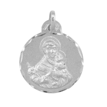 <P>Medalla <STRONG>San Antonio</STRONG><BR>Medida: 19mm (sin incluir asa) <BR>Fabricada en <STRONG>Plata de 1ª Ley</STRONG> <BR>