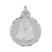 <P>Medalla <STRONG>Santa Lucia</STRONG> <BR>Medida: 19mm (sin incluir asa)<BR>Fabricada en <STRONG>Plata de 1ª Ley</STRONG><BR><