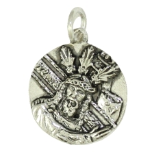 <P>Medida: 22mm <BR>Fabricada en <STRONG>Plata de 1ª Ley</STRONG>&nbsp;<BR>Este producto se entrega estuchado y envuelto para re