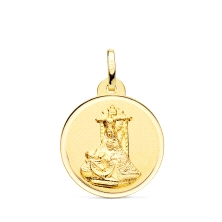<STRONG>Medalla 20 mm Virgen de las Angustias oro 18k bisel</STRONG>. <STRONG>Medalla</STRONG> de la <STRONG>Virgen de las Angus