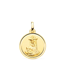 <STRONG>Medalla 16 mm Virgen de las Angustias oro 18k bisel</STRONG>. <STRONG>Medalla</STRONG> de la <STRONG>Virgen de las Angus