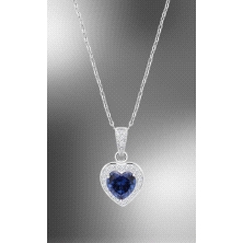 <STRONG>Collar Lotus mujer corazón zafiro LP3784-1/1</STRONG>. <STRONG>Gargantilla</STRONG> de <STRONG>mujer Lotus</STRONG> con