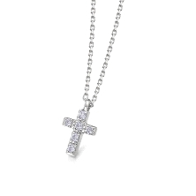 <STRONG>Gargantilla LeCarré GD131OA.00 mini cruz oro blanco 18k</STRONG>. <STRONG>Gargantilla Lecarré GD131OA.00</STRONG> para m