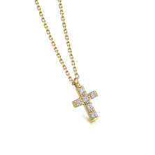 <STRONG>Gargantilla LeCarré GD131OA.00 mini cruz oro 18k</STRONG>. <STRONG>Gargantilla Lecarré GD131OA.00</STRONG> para mujer&nb