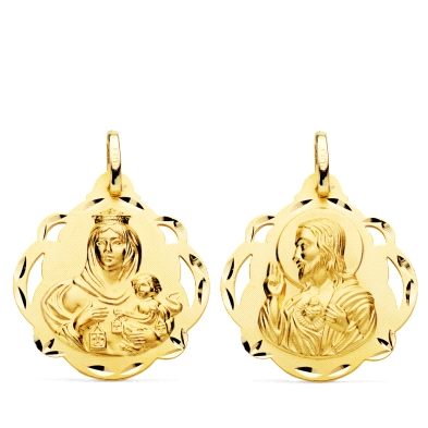 <STRONG>Medalla 24 mm escapulario calada oro 18k</STRONG>. Medalla <STRONG>escapulario</STRONG> de la <STRONG>Virgen del Carmen< <STRONG>Medalla 24 mm escapulario calada oro 18k</STRONG>. Medalla <STRONG>escapulario</STRONG> de la <STRONG>Virgen del Carmen<