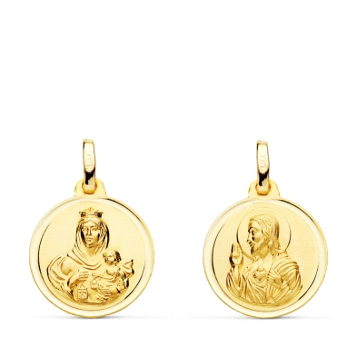 <STRONG>Medalla 16 mm escapulario oro 18k bisel</STRONG>. Medalla escapulario Virgen del Carmen y Corazón de Jesus. Medalla esca <STRONG>Medalla 16 mm escapulario oro 18k bisel</STRONG>. Medalla escapulario Virgen del Carmen y Corazón de Jesus. Medalla esca