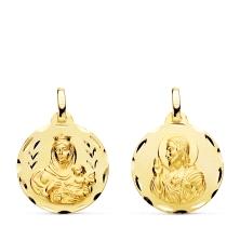 <STRONG>Medalla 18 mm escapulario oro 18k tallas</STRONG>. <STRONG>Medalla</STRONG> de <STRONG>escapulario</STRONG> en <STRONG>1
