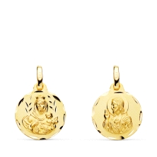 <STRONG>Medalla 14 mm escapulario oro 18k tallas</STRONG>. <STRONG>Medalla</STRONG> de <STRONG>escapulario</STRONG> en <STRONG>1