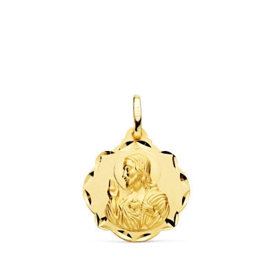 <STRONG>Medalla 18 mm Corazón de Jesús pandereta oro 18k</STRONG>. Medalla <STRONG>Corazón de Jesús</STRONG> con forma de <STRON <STRONG>Medalla 18 mm Corazón de Jesús pandereta oro 18k</STRONG>. Medalla <STRONG>Corazón de Jesús</STRONG> con forma de <STRON