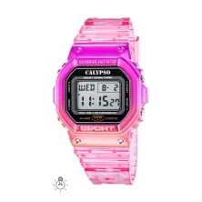 <STRONG>Reloj Calypso K5874/1 unisex digital rosa. Reloj Calypso&nbsp;K5874/1</STRONG>. Reloj Calypso unisex en color flash <STR