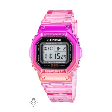 <STRONG>Reloj Calypso K5874/1 unisex digital rosa. Reloj Calypso K5874/1</STRONG>. Reloj Calypso unisex en color flash <STR <STRONG>Reloj Calypso K5874/1 unisex digital rosa. Reloj Calypso K5874/1</STRONG>. Reloj Calypso unisex en color flash <STR
