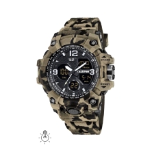 <STRONG>Reloj Calypso hombre K5855/1 camuplaje marrón. Reloj Calypso K5855/1</STRONG>. Reloj Calypso de<STRONG> hombre</STRONG> 