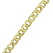<STRONG>Pulsera sin chapa oro 18k</STRONG> 6 mm<BR><STRONG>Pulsera de hombre eslabones barbados</STRONG> con un ancho de 6 mm, e
