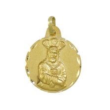 <STRONG>Medalla Cautivo 21 mm oro amarillo 18k tallas</STRONG>. Medalla del Cautivo con un diametro de <STRONG>21 mm</STRONG>. E