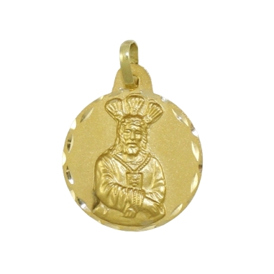 <STRONG>Medalla Cautivo 21 mm oro amarillo 18k tallas</STRONG>. Medalla del Cautivo con un diametro de <STRONG>21 mm</STRONG>. E