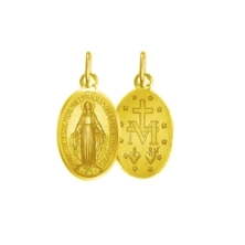 <STRONG>Medalla Virgen Milagrosa 20 x 14 mm oro 18k</STRONG>. Medalla&nbsp;Virgen Milagrosa&nbsp;ovalada con un tamaño de 20 mm 