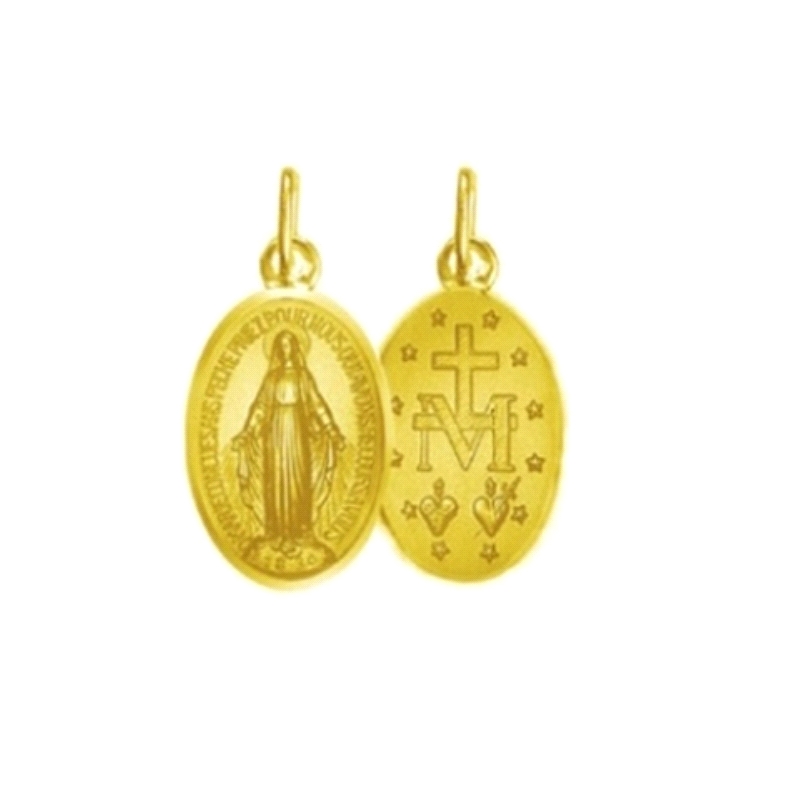 <STRONG>Medalla Virgen Milagrosa 20 x 14 mm oro 18k</STRONG>. Medalla&nbsp;Virgen Milagrosa&nbsp;ovalada con un tamaño de 20 mm 