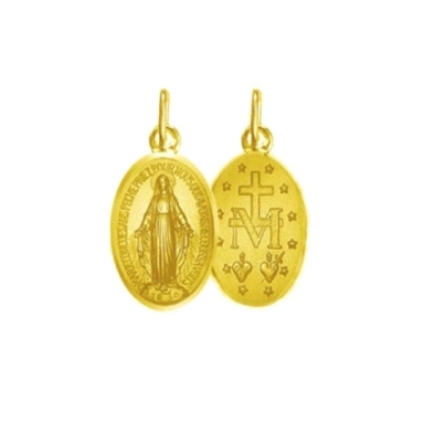 <STRONG>Medalla Virgen Milagrosa 15 x 10 mm oro 18k</STRONG>. Medalla de la Virgen Milagrosa oval con filo liso. Colga <STRONG>Medalla Virgen Milagrosa 15 x 10 mm oro 18k</STRONG>. Medalla de la Virgen Milagrosa oval con filo liso. Colga