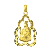 <STRONG>Medalla Virgen de la Victoria 24 x 15 mm oro 18k</STRONG>. Medalla de la Virgen de la Victoria con un tamaño d