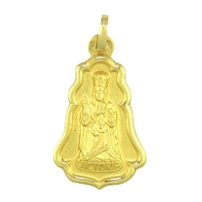 <STRONG>Medalla Virgen de la Victoria 25 x 17 mm oro 18k</STRONG>. Medalla de la Virgen de la Victoria con un tamaño de 25 mm de