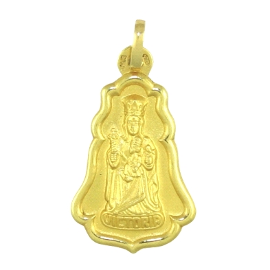 <STRONG>Medalla Virgen de la Victoria 25 x 17 mm oro 18k</STRONG>. Medalla de la Virgen de la Victoria con un tamaño de 25 mm de <STRONG>Medalla Virgen de la Victoria 25 x 17 mm oro 18k</STRONG>. Medalla de la Virgen de la Victoria con un tamaño de 25 mm de