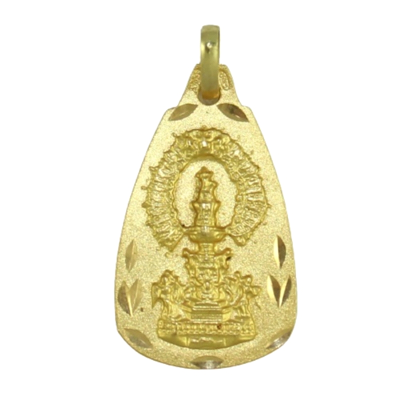 <STRONG>Medalla Virgen de la Fuensanta Coín 25 x 15 mm oro 18k</STRONG>. Medalla de la Virgen de la Fuensanta de Coín con un tam