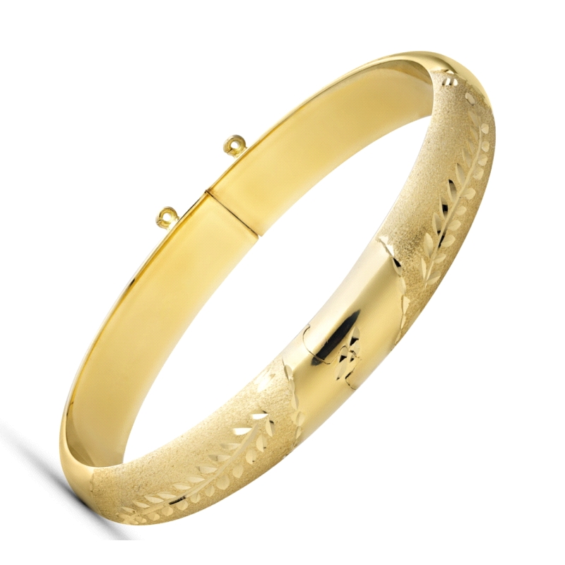 <STRONG>Pulsera media caña 12mm&nbsp;tallada oro 18k</STRONG> <BR>Pulsera media caña&nbsp;tallada&nbsp;12mm oro 18k <BR>Detalles