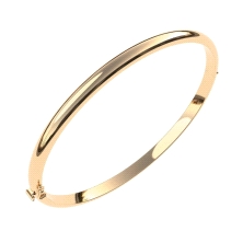 <STRONG>Pulsera media caña 4mm lisa oro 18k</STRONG> <BR>Pulsera media caña lisa 4mm&nbsp;oro 18k <BR>Pulsera media caña con ter