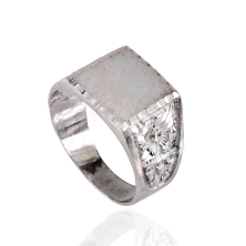 <STRONG>Sello plata hombre 11 x 12 mm</STRONG>. Sello&nbsp;de <STRONG>hombre</STRONG> fabricado en <STRONG>plata</STRONG> de pri