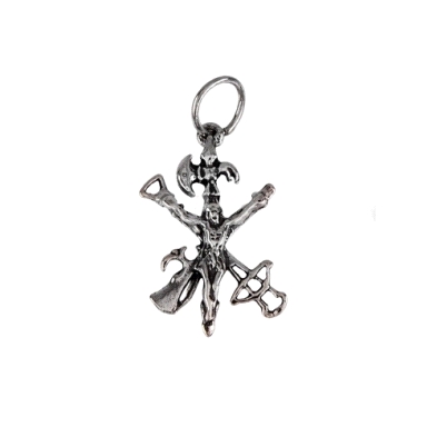 Cristo de la legion de plata en 24 mm. de alto.<BR>Este producto se entrega estuchado y envuelto para regalo.