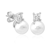 <STRONG>Pendiente tu y yo perla Majorica 15310.01.2.E00.000.1</STRONG>. Preciosos pendientes con <STRONG>perla</STRONG> blanca r