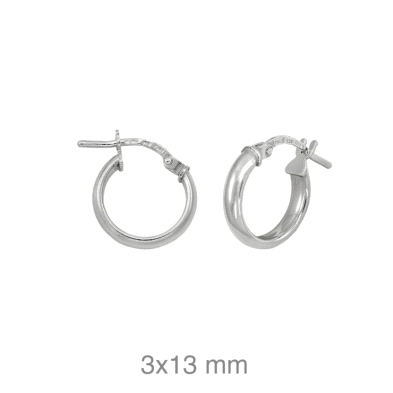 <STRONG>Aro media caña plata rodiada 13 mm</STRONG>. Estos pendientes de aro tienen forma de <STRONG>media caña</STRONG> con un <STRONG>Aro media caña plata rodiada 13 mm</STRONG>. Estos pendientes de aro tienen forma de <STRONG>media caña</STRONG> con un
