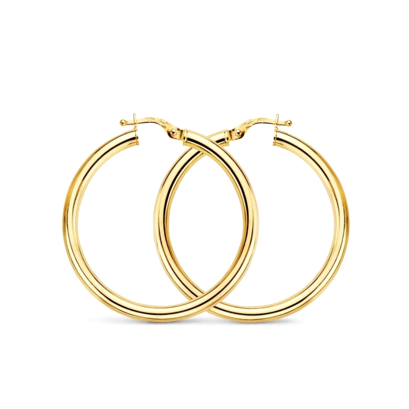 <STRONG>Aro oro 9k 19 mm tubo</STRONG>. Estos <STRONG>aros</STRONG> tienen un diámetro de <STRONG>19 mm</STRONG> y un grueso de 