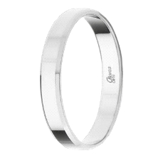 <STRONG>Alianza 9 kilates&nbsp;3mm&nbsp;plana blanca<BR>Alianza oro 9 kilates</STRONG> 3mm con acabado brillo oro blanco<BR>Fabr