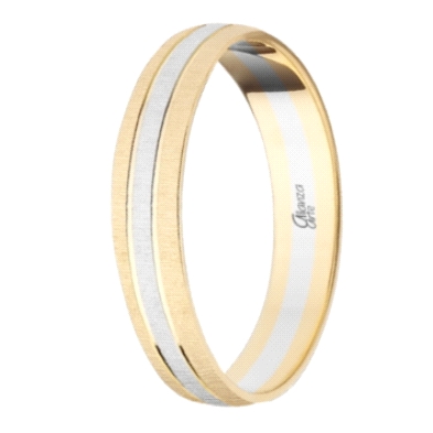 <STRONG>Alianza 9 kilates bicolor 4mm plana diamantada<BR>Alianza oro 9 kilates</STRONG> 4mm con acabado diamantado,&n <STRONG>Alianza 9 kilates bicolor 4mm plana diamantada<BR>Alianza oro 9 kilates</STRONG> 4mm con acabado diamantado,&n